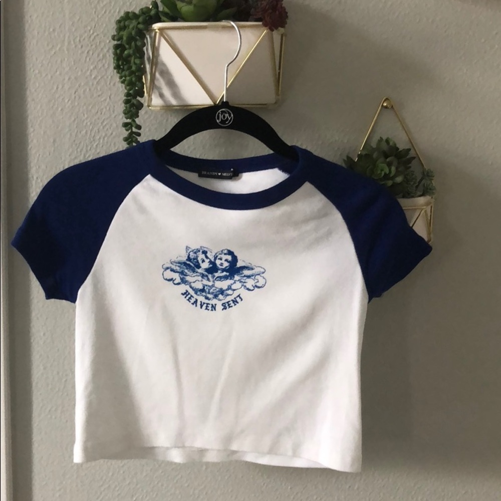 💫Heaven sent blue crop top💫